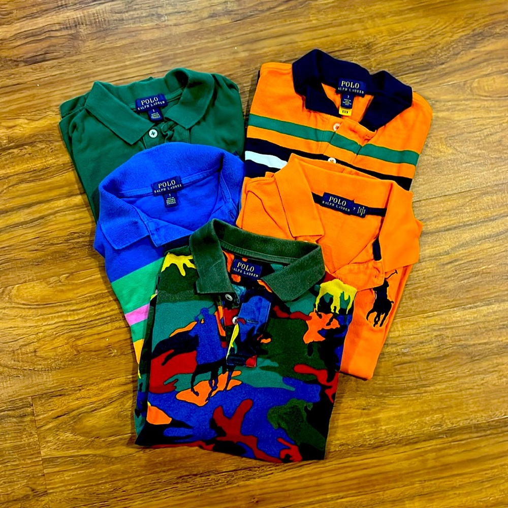 polo Ralph Lauren boys collared shirts size 7 ( 5pk bundle)